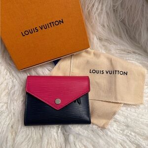 LOUIS VUITTON Portefeuille Victorine Epi Leather Wallet